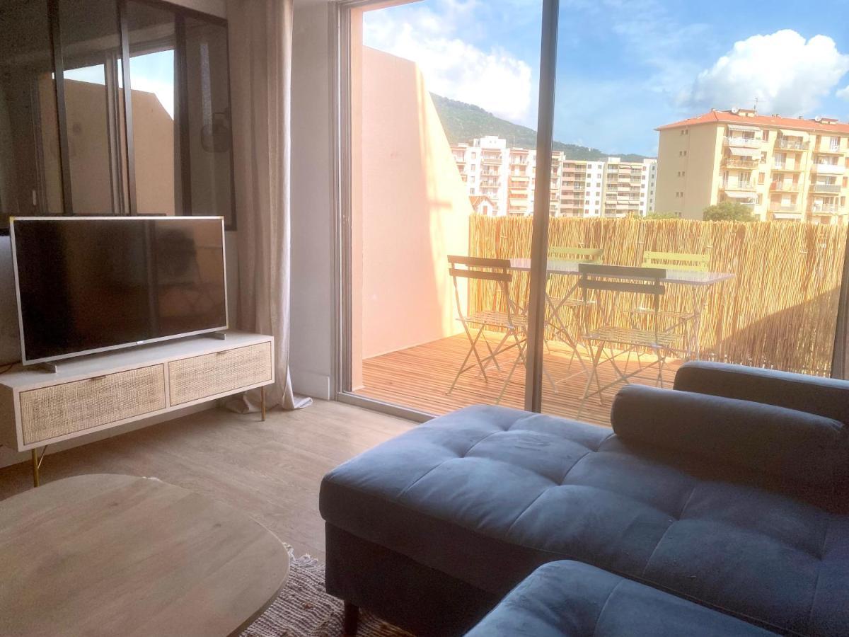 Superbe T2 Equipe Proche Centre Ville Ajaccio Avec Parking Zewnętrze zdjęcie